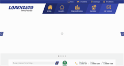 Desktop Screenshot of lorenzatoimoveis.com.br
